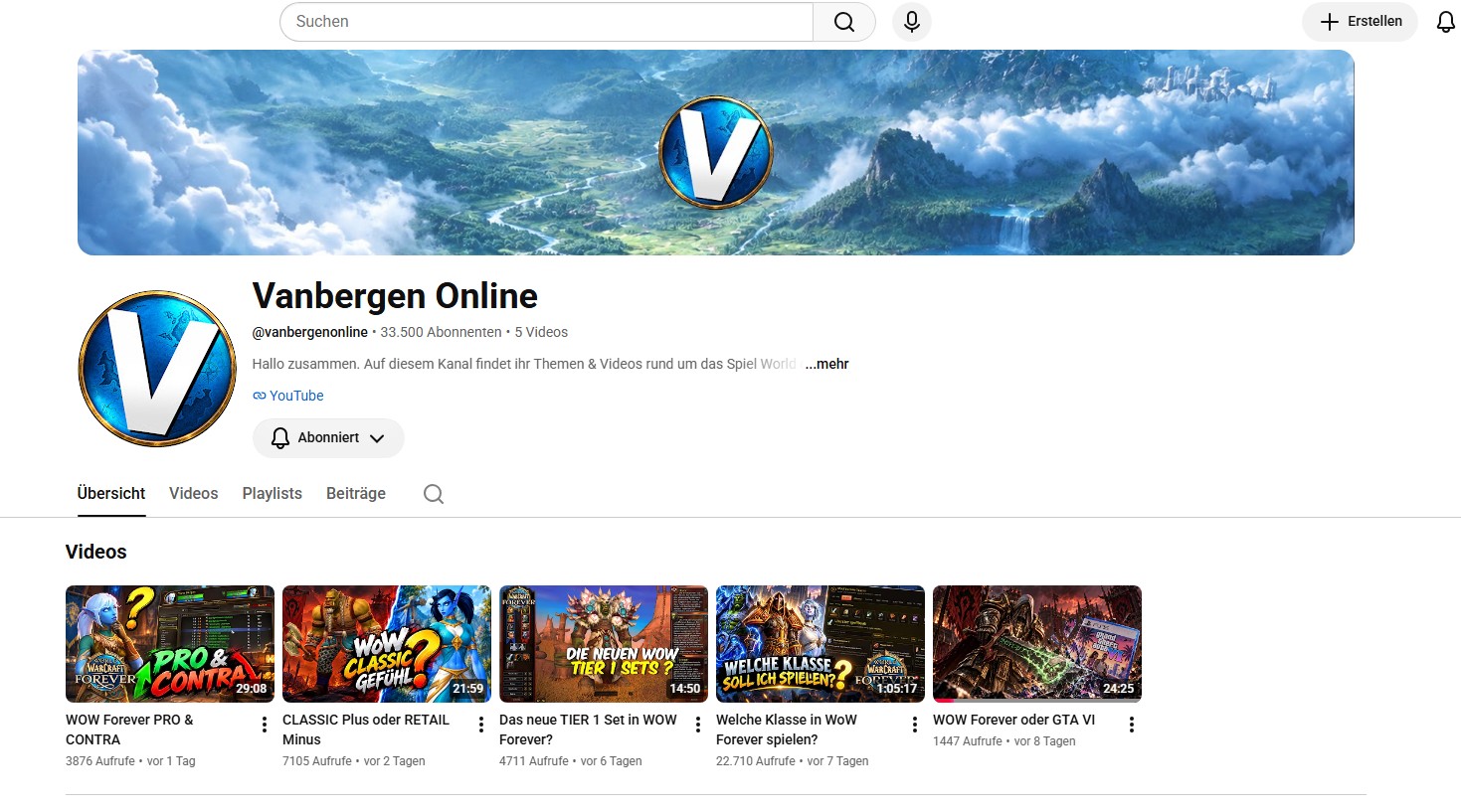 Vanbergen Online